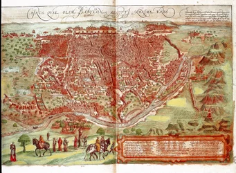 Map of Cairo (engraving)