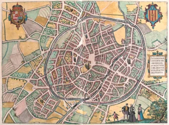 Mechelen, Belgium (Engraving)