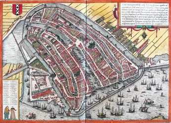Plan of Amsterdam, Netherlands
