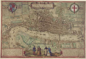 Plan of London from 