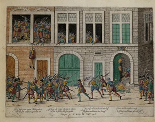 Taking of Valence after hanging of Governor La Motte-Gondrin, April 25