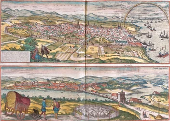 Views of Barcelona and Ecija, Spain