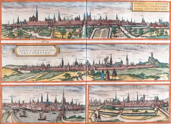 Views of Brunswick, Lüneburg, Bremen and Oldenburg, Germany