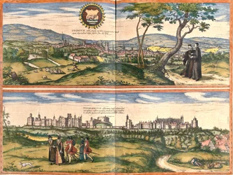 Views of Oxford and Windsor, England