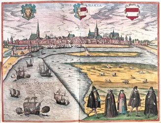 Wismar, Germany (engraving)