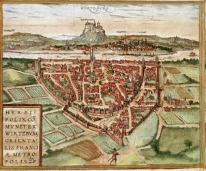Wurzburg - Germany (engraving)
