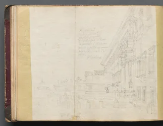 Album with Views of Rome and Surroundings, Landscape Studies, Page 15b: Roman Architectural View