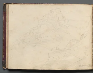 Album with Views of Rome and Surroundings, Landscape Studies, Page 20b: Cervera