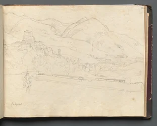 Album with Views of Rome and Surroundings, Landscape Studies, page 42a: Roman Landscape