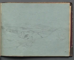 Album with Views of Rome and Surroundings, Landscape Studies, Page 52a: Roman Landscape