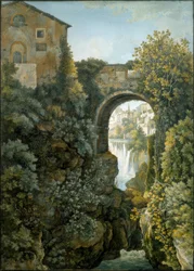 Tivoli, Water Games, or the Course of the Aniene at Tivoli
