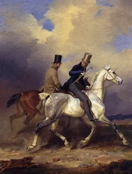 Ride of Prince Wilhelm Accompanied by the Artist