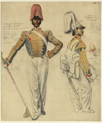 Drum Major Vasily Kossarev, Regimental Drummer Kuzma Krassilnikov
