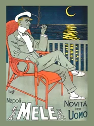 Lounging in Mele Fashion & Under a Crescent Moon, early 1900s