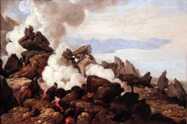 The Crater of Vesuvius
