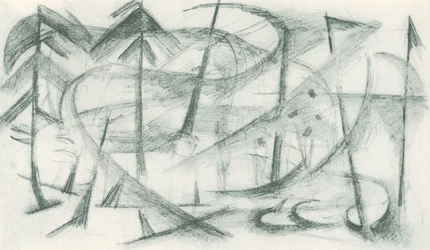 Franz Marc - Sketchbook from the Field - Page 35