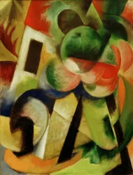 Small Composition II (House with Trees)