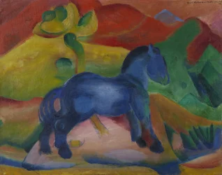 Little Blue Horse, 1912