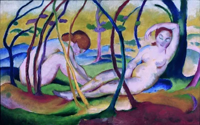 Nudes under Trees