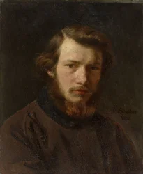 Self-Portrait at the age of 24, 1858