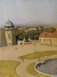 View from Southwest of the Upper Belvedere