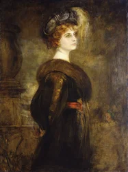 Portrait of a Lady, Standing Three-Quarter Length