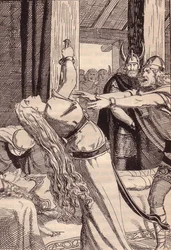 Illustration for The Edda: Germanic Gods and Heroes by Hans von Wolzogen