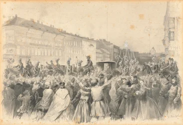 Procession of Alexander II, 1862