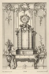 Wall Elevation with a Secretaire, from 