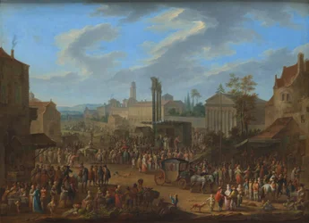 Fair with Temple and Maypole
