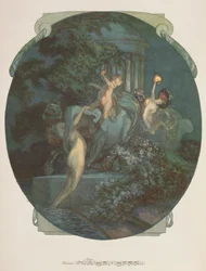 Centaur, Nymphs and Cupid