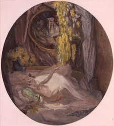 Woman on a Bed