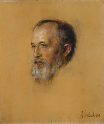 Portrait of Hermann Levi, Facing Left. Study