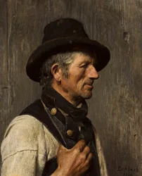 Portrait of a peasant in a hat – Fisherman