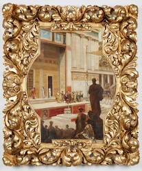 The Dionysus Theater in Athens. Design for the Ceiling Painting in the Staircase of the Vienna Burgtheater