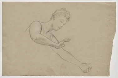 Figure Study for the Faculty Painting 