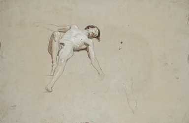 Study of a Reclining Male Nude