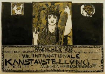 F. v. Stuck, Poster Design 1897
