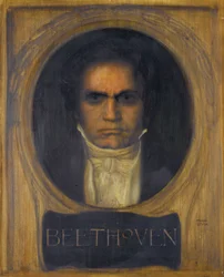 Portrait of Ludwig van Beethoven