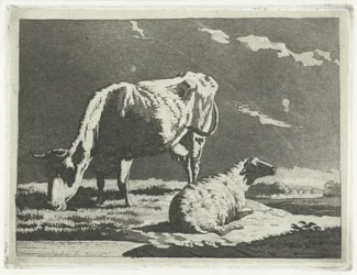 Landscape with Cow and Sheep