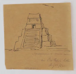 Elevation Sketch for the Pedestal for the Statue of Liberty, New York