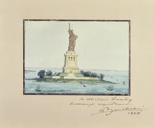 Statue of Liberty, Beldoe Island, New York City, 1888