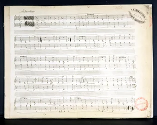 Facsimile of the Score of 