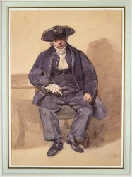 Portrait of John Adams, Alias John Wilkinson, Petty Officer, Aged 78