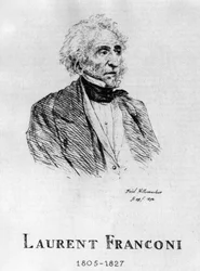 Circus: Portrait of Laurent Franconi (1805-1827) - in 