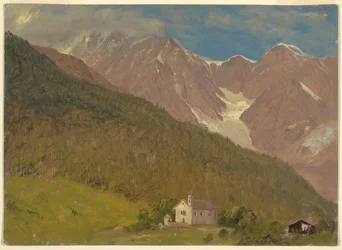 An Alpine Landscape in Switzerland