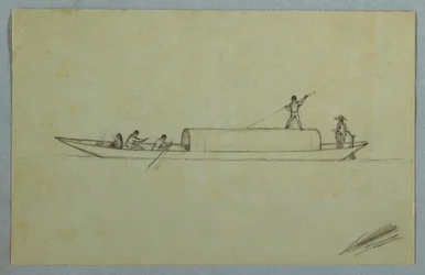 Covered Canoe, probably South American