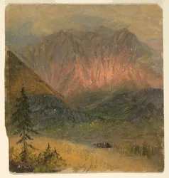 Alpine Study of a Sunset, July 1868