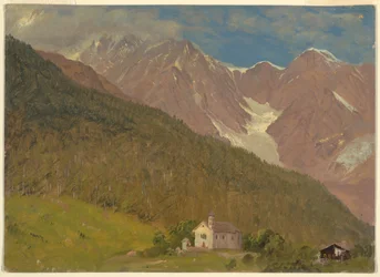 An Alpine Landscape in Switzerland, August 1868