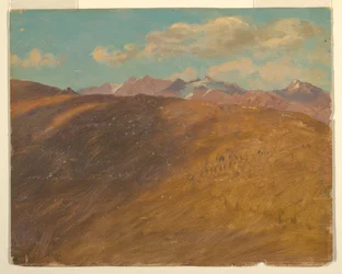 Bavarian or Swiss Alps, 1868